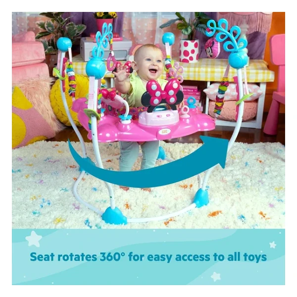 Bright Starts Disney Baby Minnie Mouse Peekaboo Işıklı Ve Melodili Aktivite Hoppalası - Görsel 3