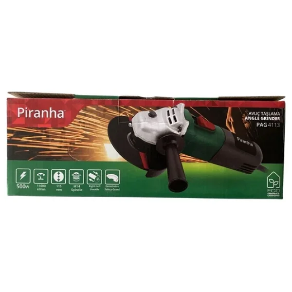 Piranha PAG-4113 Avuç Taşlama Makinesi - Görsel 4