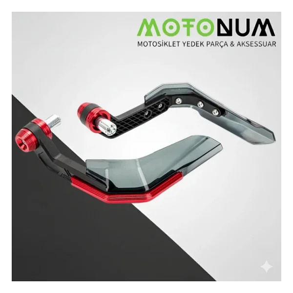 Tvs Ntorq Manet Koruma Rüzgar Önleyici-Kırmızı Detaylı-Mkm00881 - Görsel 2