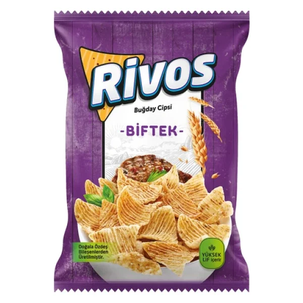 Rivos Biftekli Buğday Cipsi 56 gr - Görsel 5