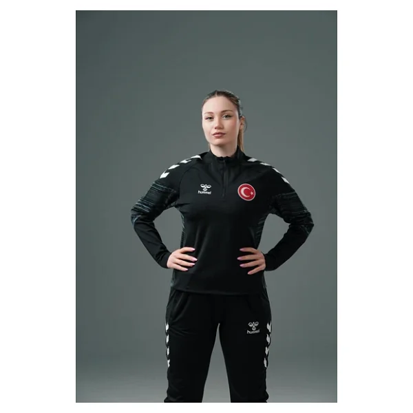 hummel Milli Takım Line Kamp Eşofman Üstü Beyaz - Görsel 2