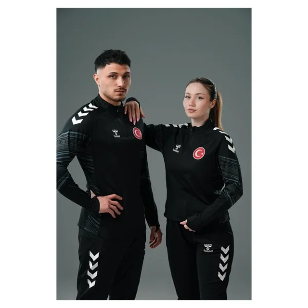 hummel Milli Takım Line Kamp Eşofman Üstü Beyaz - Görsel 8