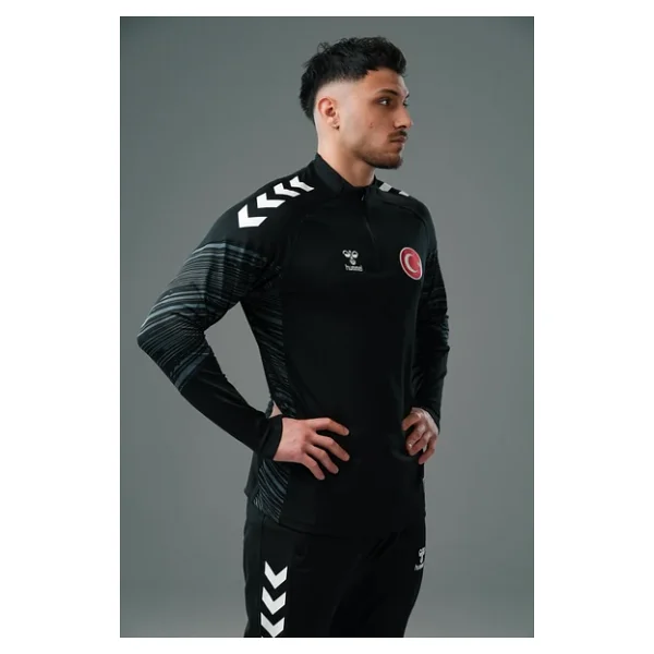 hummel Milli Takım Line Kamp Eşofman Üstü Beyaz - Görsel 3