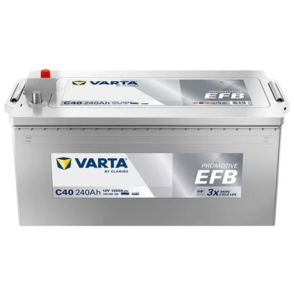 Varta Promotive C40 Start-Stop EFB 12 V 240 Ah 1200 CCA Akü - Görsel 5