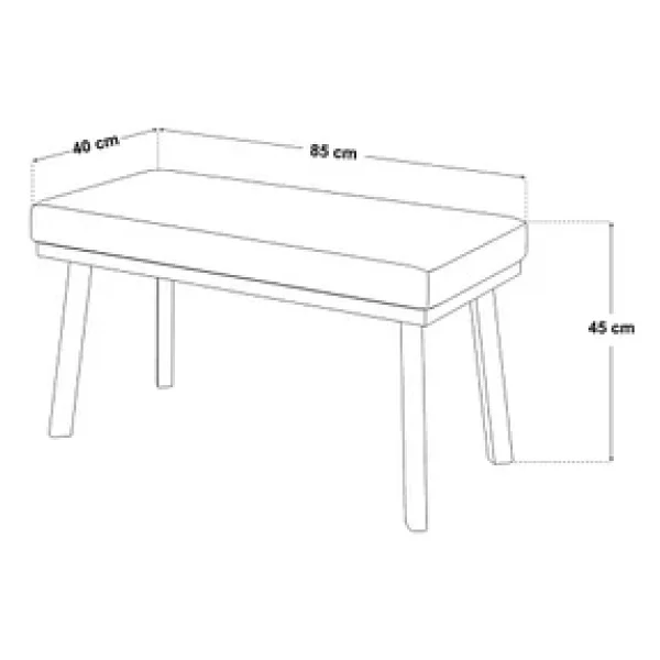 Mygusi Src 70x110cm Beyaz Masalı, Köşe Takımı, Mutfak, Balkon Köşe Takımı, Mutfak Masası Takımı - Krem - Görsel 7