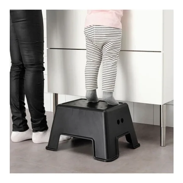 IKEA Tabure Basamak Kaymaz Taban 44x35 Cm Siyah - Görsel 4