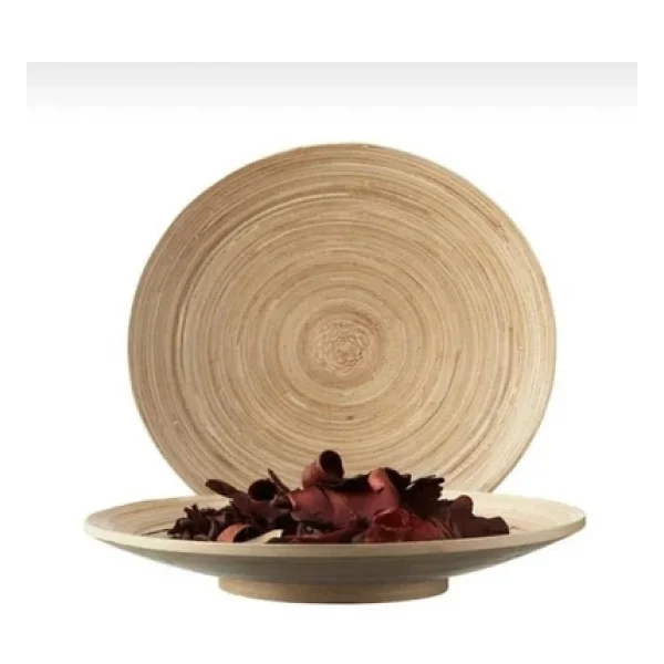 IKEA Hultet dekoratif tabak bambu 30cm - Görsel 3