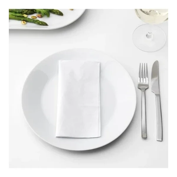 IKEA Fantastisk 100 Adet Peçete 40x40 CM - Beyaz - Görsel 2