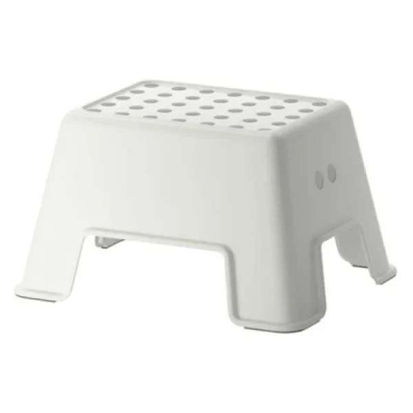 IKEA Kaymaz Taban Tabure Beyaz Çocuk Banyo Yükseltici Basamak 44x35 - Görsel 2