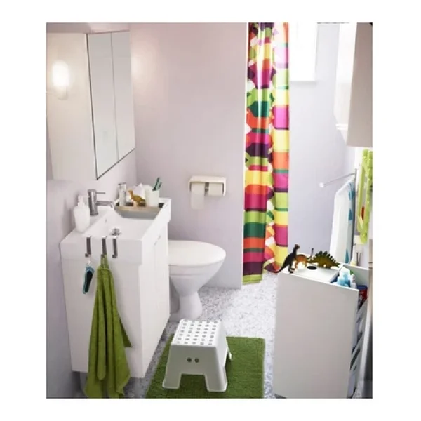 IKEA Kaymaz Taban Tabure Beyaz Çocuk Banyo Yükseltici Basamak 44x35 - Görsel 5
