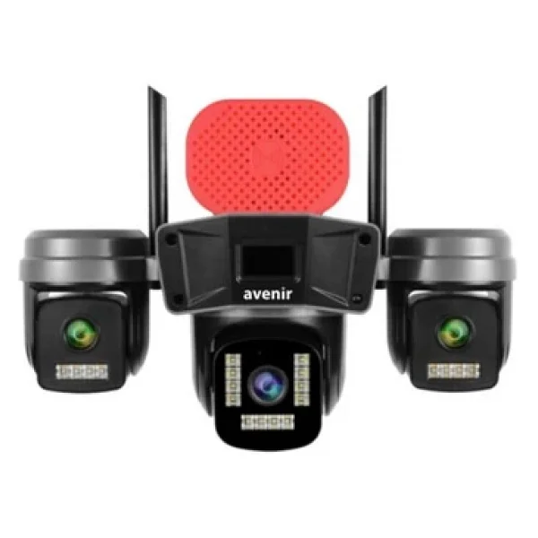 Avenir AV-S308 6 MP Güneş Enerjili Gece Görüşlü IP Wi-Fi Güvenlik Kamerası - Görsel 2