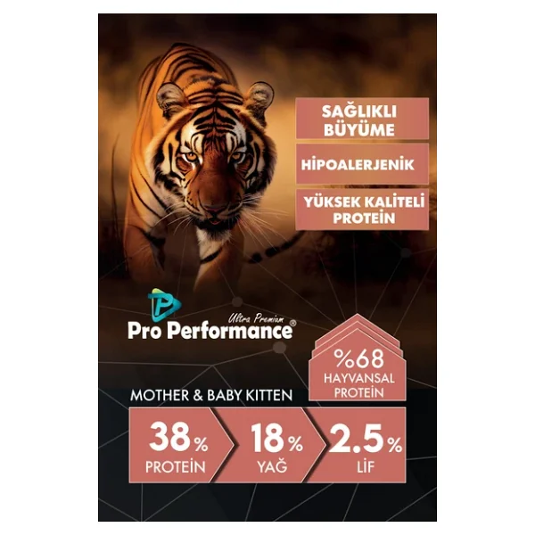 Pro Performance Mother Baby Kitten Somonlu 15 kg Kedi Maması - Görsel 4