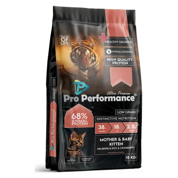 Pro Performance Mother Baby Kitten Somonlu 15 kg Kedi Maması - Görsel 5