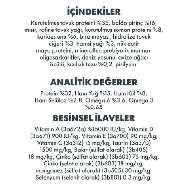 Pro Performance Tavuklu Somonlu ve Karidesli 2 kg Yetişkin Kedi Maması - Görsel 6