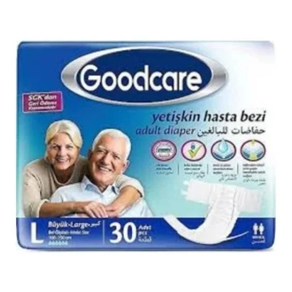 Goodcare Belbantlı Büyük Boy L 30'lu Hasta Bezi - Görsel 4