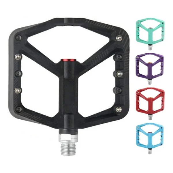 Bike Sky Brıvıga Rulmanlı Çivili Bisiklet Pedal Kırmızı ( 1. Sınıf Kalite) - Görsel 3