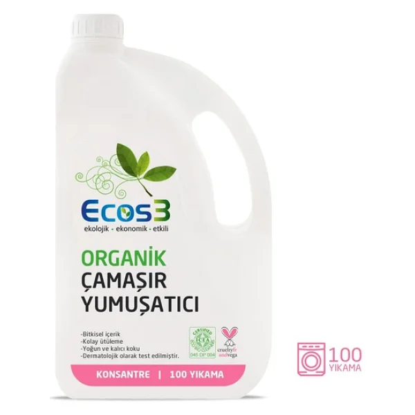 Ecos3 Organik Konsantre Bitkisel Yumuşatıcı 2.5 lt - Görsel 5
