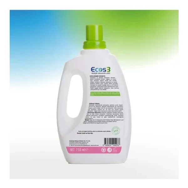 Ecos3 Organik Konsantre Bitkisel Yumuşatıcı 750 ml - Görsel 5