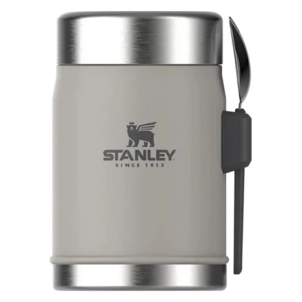 Stanley Klasik Kaşıklı Gri 0.40 lt Çelik Yemek Termosu - Görsel 6
