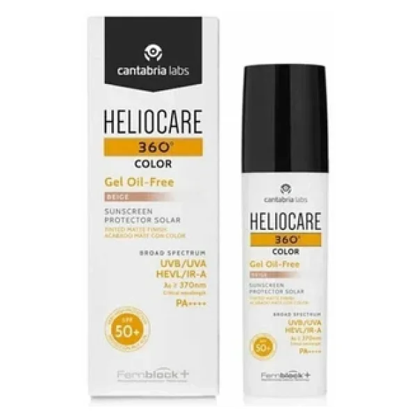 Heliocare 360 Yağsız Beige 50 ml 50 Faktör Renkli Jel Güneş Kremi - Görsel 9