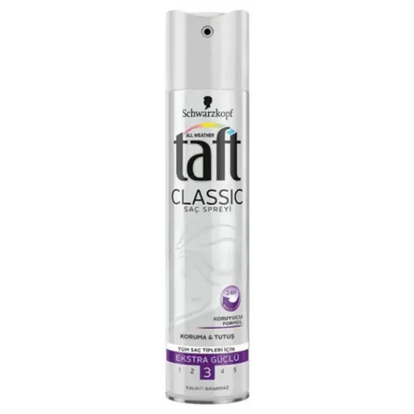 Taft Classic Ekstra Güçlü 250 ml Saç Spreyi - Görsel 7