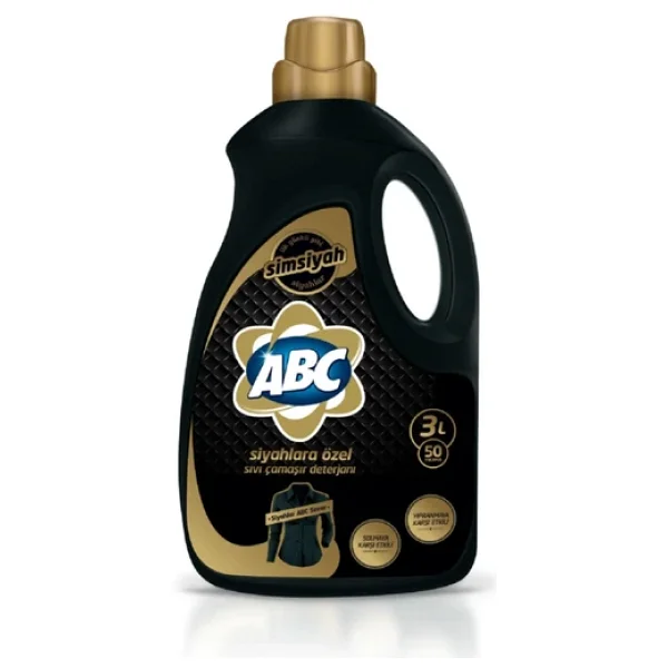 ABC Siyahlara Özel Sıvı Deterjan 50 Yıkama 3 lt - Görsel 4