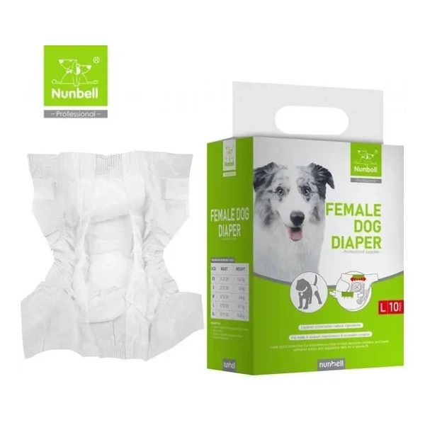 Nunbell Köpek Alt Bağlama Bezi 10 Lu L Boy - Görsel 2