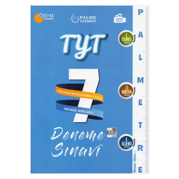 Palme Yayınevi TYT Palmetre 7 Deneme Sınavı - Görsel 4