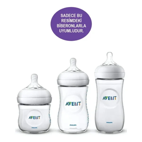 Philips Avent SCF043/27 Natural Orta Akış 3 Ay+ 2'li Biberon Emziği - Görsel 2