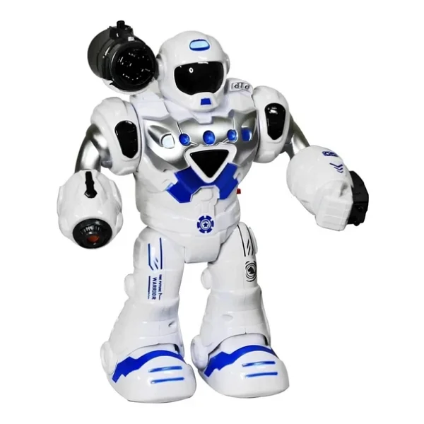 Toysan Hareketli Işıklı ve Sesli Ok Atan Oyuncak Robot 827-MAVI - Renkli - Görsel 6