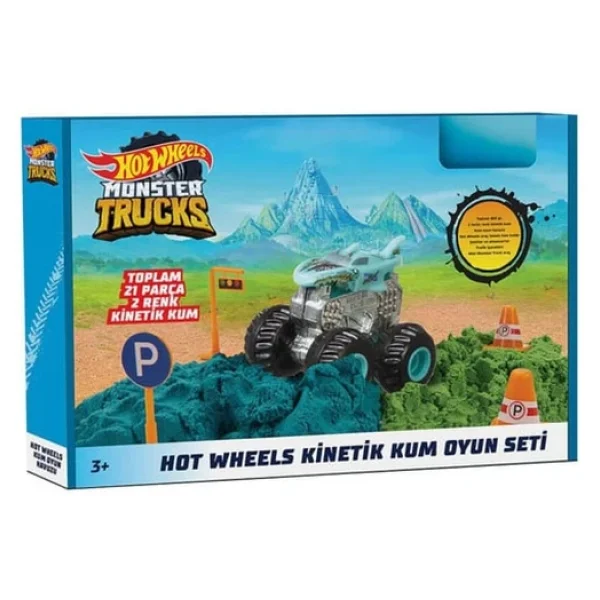 Hot Wheels Monster Trucks Kinetik Kum Oyun Seti HHJ36 - Görsel 6