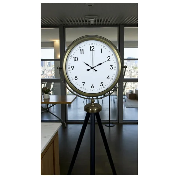 Klasik Eskitme Tripod Ayaklı Saat - Görsel 2