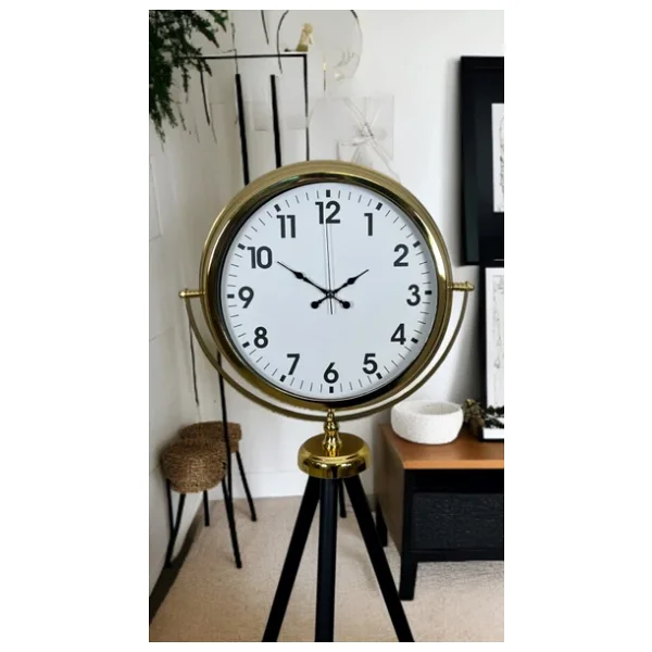 Gold Klasik Tripod Ayaklı Saat - Görsel 4
