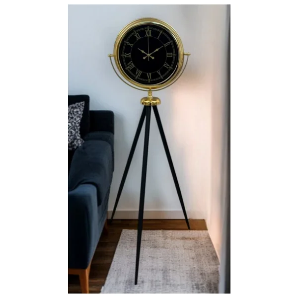 İhtişam Gold Tripod Ayaklı Saat - Görsel 3