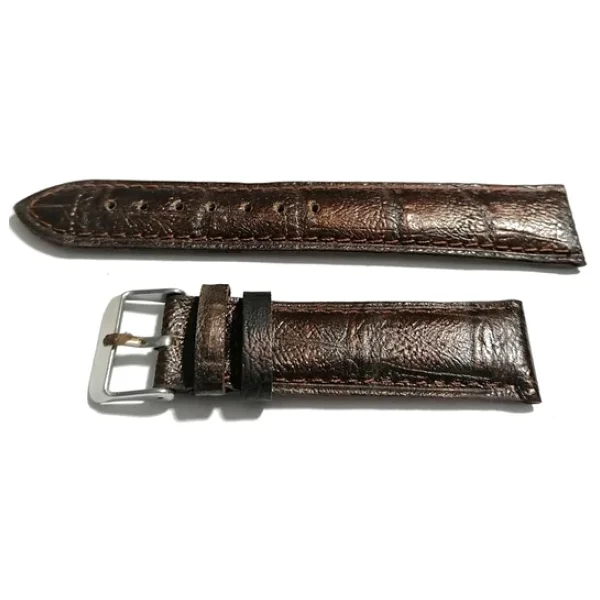 Fado&Her Saate Uyumlu Hakiki Deri Saat Kordonu Kahverengi 20 Mm ( 380) - Görsel 7