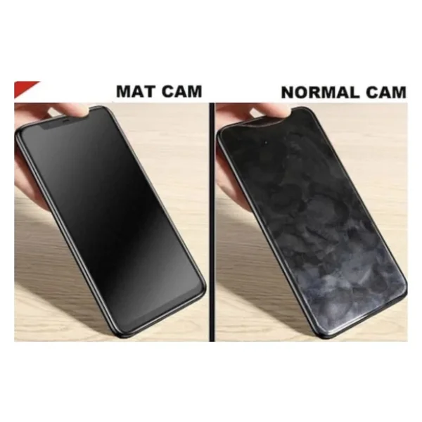 Xiaomi Poco X3 Pro Mat Hayalet Ekran Gizli Privacy Tam Kaplayan Kırılmaz Cam Seramik Ekran Koruyucu - Görsel 4