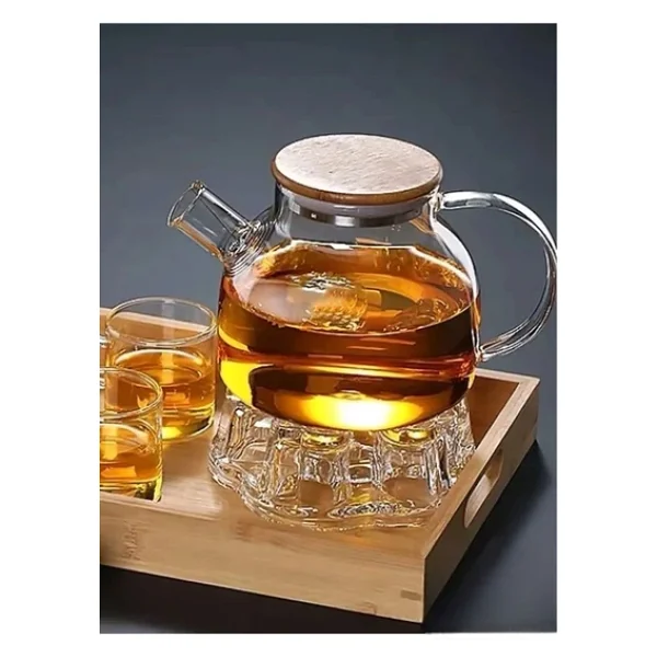 Bambu Kapaklı Demlik 1000 Ml - Görsel 9