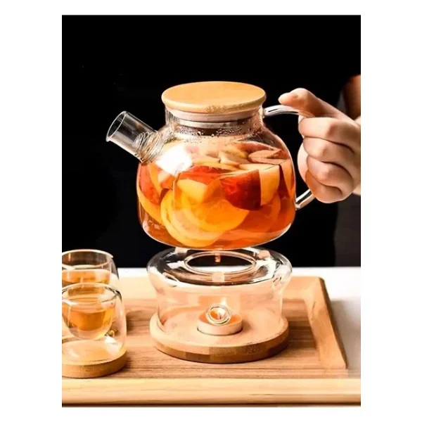Bambu Kapaklı Demlik 1000 Ml - Görsel 10