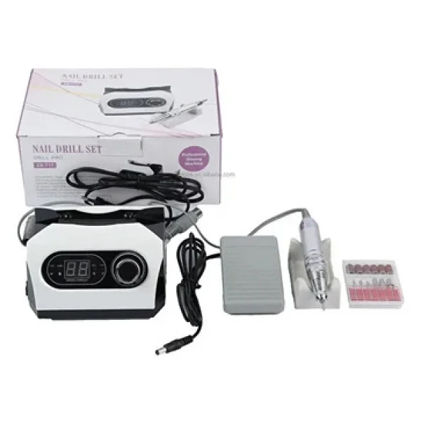 Fontenay ZS-717 Elektirkli Tırnak Törpüsü Makinesi 65W 35000 RPM Pembe - Görsel 2