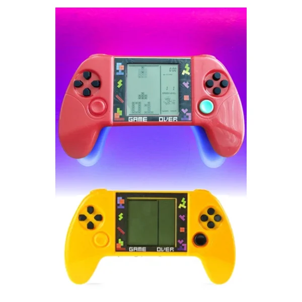 Taşınabilir Tetris Oyun Konsolu Renkli Retro Oyun Aleti Çocuklar İçin Eğlenceli Mini Konsol - Görsel 7