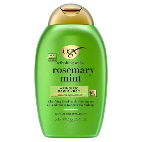 Ogx Rosemary & Mint 385 ml Arındırıcı Saç Kremi - Görsel 4