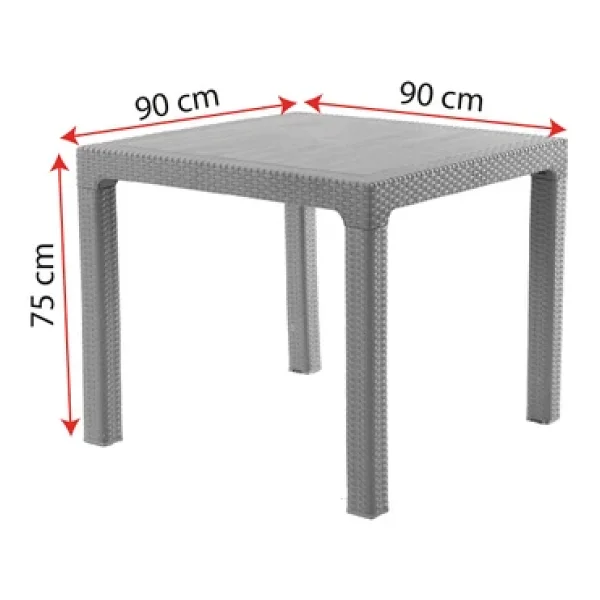 Evdemo Bamboo 2 Kişilik Kahverengi Rattan Bahçe & Balkon Takımı - Görsel 7