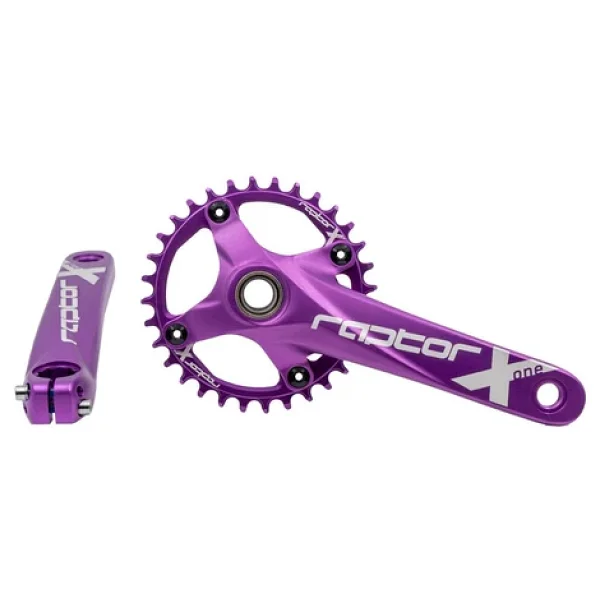 Bike Sky Raptor 32T Mor Tekli Aynakol - Mtb Dağ Bisikleti Krank, Alüminyum, - Görsel 3