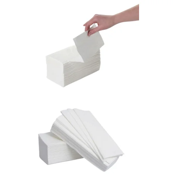 Wanda soft Z Katlama Premium Kağıt Havlu 21x24 2400 Yaprak Dayanıklı & Dispenser Uyumlu - Görsel 5