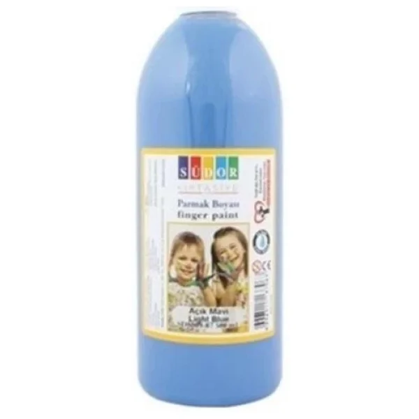 Südor 500 ml Parmak Boyası Açık Mavi - Görsel 6