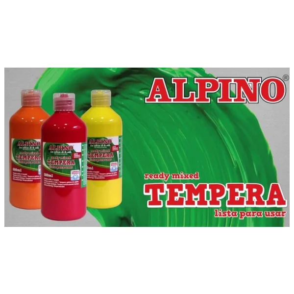 Alpino Tempera Suluboya 500 Ml Siyah Dm-000183 - Görsel 2