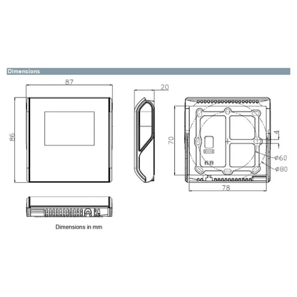 Siemens RDD50.1 Kablolu Dijital Termostat - Görsel 2