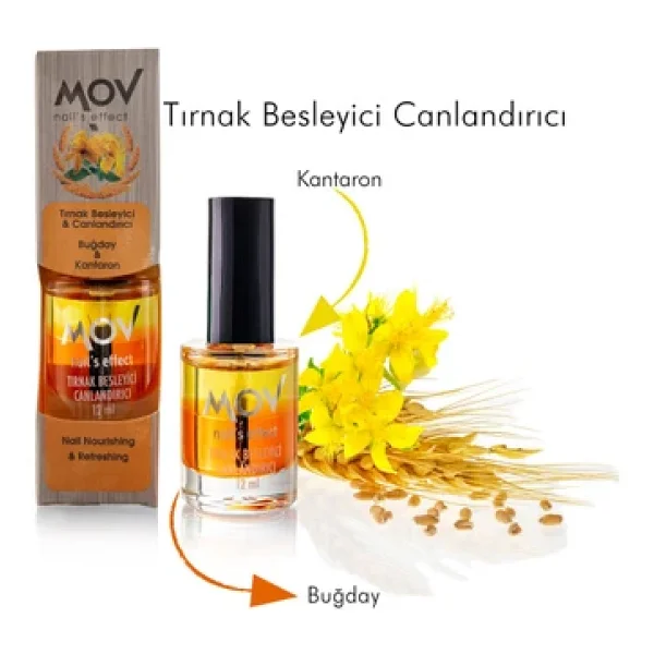 Mov Buğday & Kantaron Besleyici ve Canlandırıcı 12 ml Tırnak Serumu - Görsel 5