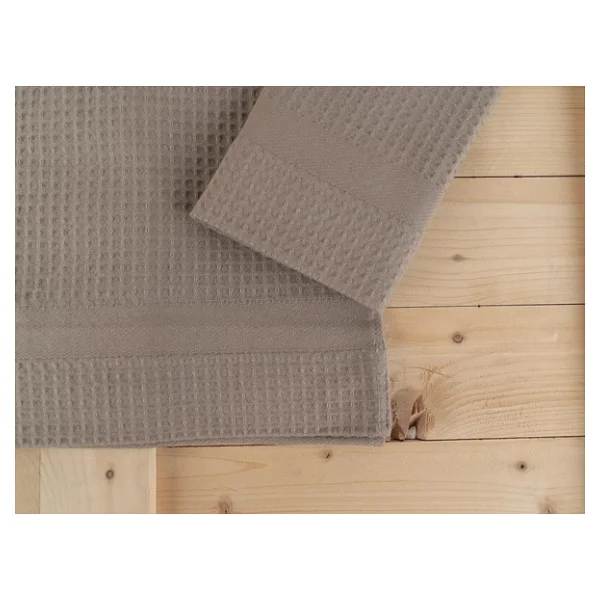 Pamuklu 2'Li 40X60 Cm Waffle Dokulu Modern El & Mutfak Havlusu Seti Baveno - Görsel 8