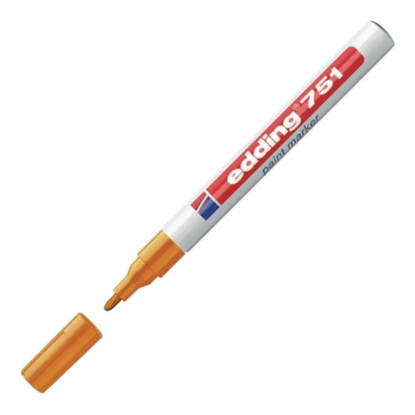 Edding 751 Turuncu Dekorasyon Marker Kalemi - Görsel 6